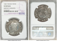 Henri III Franc au col plat 1581-F VF Details (Surface Hairlines) NGC, Angers mint, Dup-1130. 

HID09801242017

© 2020 Heritage Auctions | All Rig...