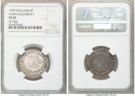 Elizabeth I (1558-1603) 6 Pence 1579 VF25 NGC, Tower mint, Greek Cross mm, Fifth Issue, S-2572. 2.75gm. 

HID09801242017

© 2020 Heritage Auctions...