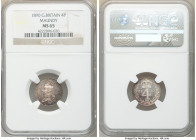 Victoria 4-Piece Certified Maundy Set 1890 MS65 NGC, 1) Penny - KM770 2) 2 Pence - KM771 3) 3 Pence - KM758 4) 4 Pence - KM773 KM-MDS146. Sold as is, ...