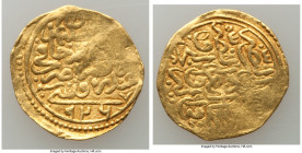 Ottoman Empire. Suleyman I (AH 926-974 / AD 1520-1566) gold Sultani AH 926 (AD 1520/1521) VF, Sidrekipsi mint (in Greece), A-1317. 19.2mm. 3.36gm. 
...