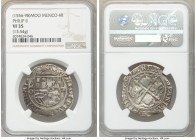 Philip II Cob 4 Reales ND (1556-1598) Mo-O VF35 NGC, Mexico Ctiy mint, KM36. 13.54gm. 

HID09801242017

© 2020 Heritage Auctions | All Rights Rese...