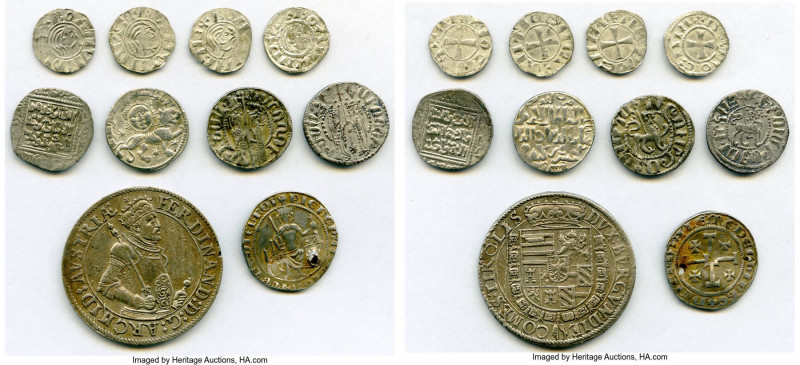 10-Piece Lot of Uncertified Assorted World Issues, Lot includes coins from Austr...