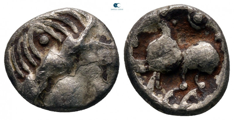 Eastern Europe. Middle Danube Region 200-100 BC. 
Drachm AR

13 mm, 1,32 g
...
