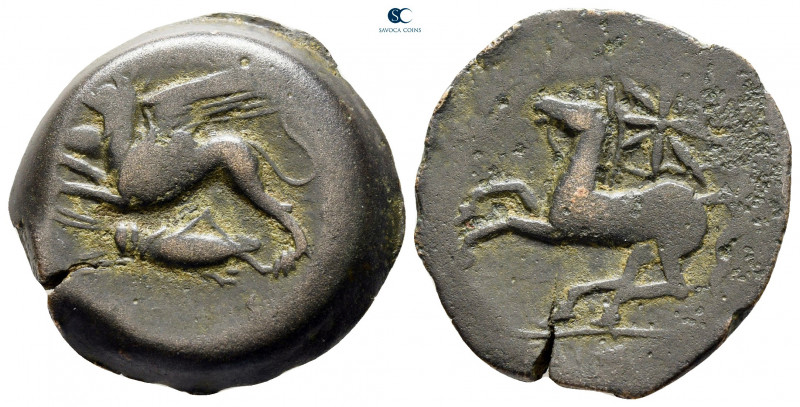 Sicily. Syracuse. Dionysios II 367-357 BC. "Kainon issue"
Bronze Æ

23 mm, 7,...