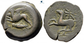 Sicily. Syracuse. Dionysios II 367-357 BC. "Kainon issue". Bronze Æ