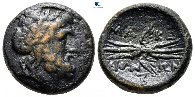 Macedon. Bottiaea Emathiae circa 168-148 BC. 
Bronze Æ

20 mm, 7,99 g



...