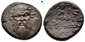 Macedon. Republican period. Under Roman Protectorate circa 148-147 BC. D. Junius Silanus Manlianus, praetor. Transitional bronze issue Æ