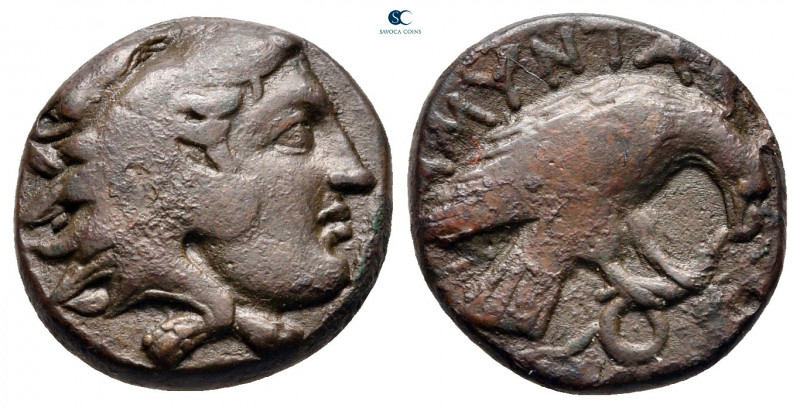 Kings of Macedon. Uncertain mint. Amyntas III 393-369 BC. 
Bronze Æ

14 mm, 3...