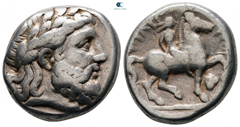 Kings of Macedon. Amphipolis. Philip II of Macedon 359-336 BC. 
Tetradrachm AR...