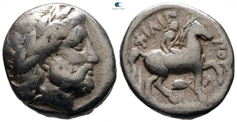 Kings of Macedon. Amphipolis. Philip II of Macedon 359-336 BC. 
Tetradrachm AR...
