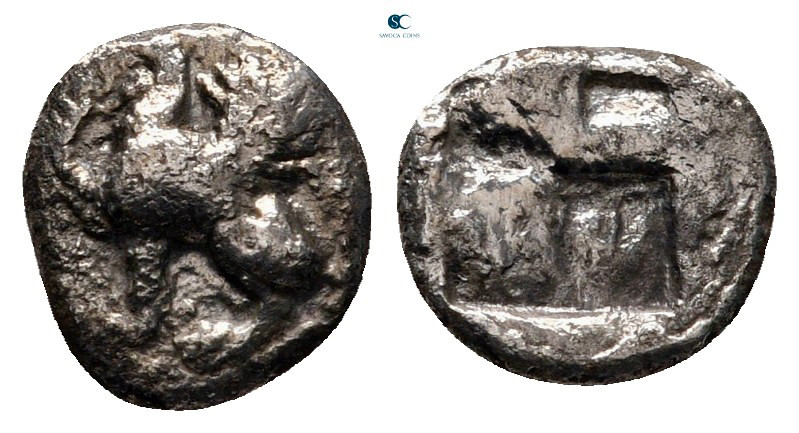 Thrace. Abdera circa 475-450 BC. 
Obol AR

7 mm, 0,45 g



very fine