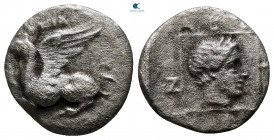 Thrace. Abdera circa 400-250 BC. Tetrobol AR