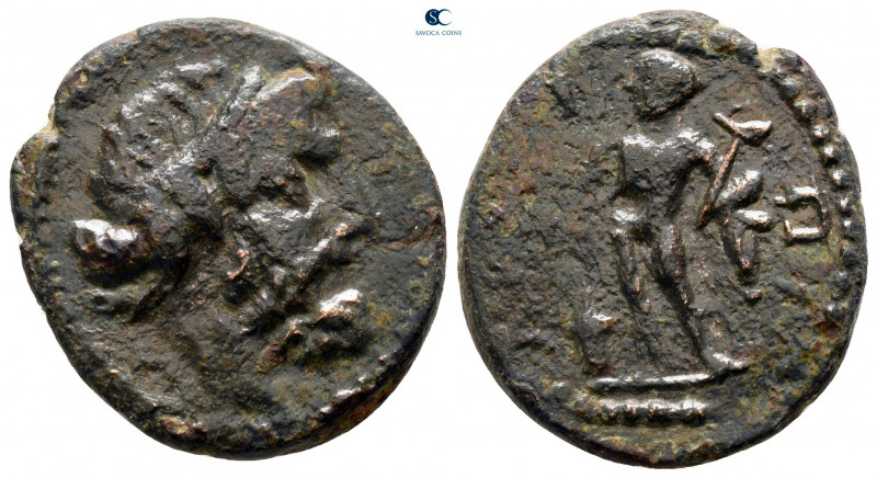 Thrace. Ainos circa 200-100 BC. 
Bronze Æ

23 mm, 7,37 g



very fine