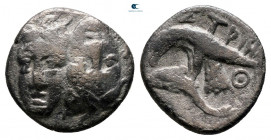 Moesia. Istrus circa 420-340 BC. Trihemiobol AR