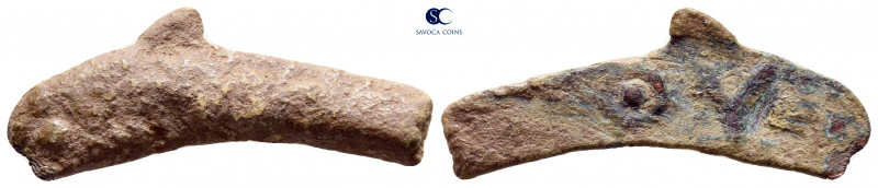 Scythia. Olbia circa 437-410 BC. 
Cast dolphin Æ

27 mm, 1,86 g



very f...