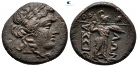Thessaly. Thessalian League. ΘΡΑ (Thra-), magistrate circa 120-50 BC. Bronze Æ