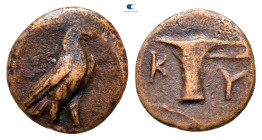 Aiolis. Kyme circa 350-300 BC. Bronze Æ