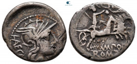 M. Porcius Laeca 125 BC. Rome. Denarius AR