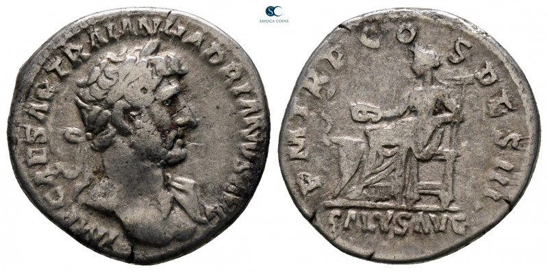 Hadrian AD 117-138. Rome
Denarius AR

18 mm, 2,69 g



nearly very fine