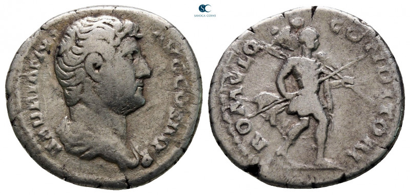 Hadrian AD 117-138. Rome
Denarius AR

18 mm, 2,81 g



very fine