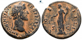 Antoninus Pius AD 138-161. From the Tareq Hani collection. Rome. Sestertius Æ