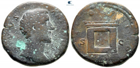 Divus Antoninus Pius AD 161. From the Tareq Hani collection. Rome. Sestertius Æ
