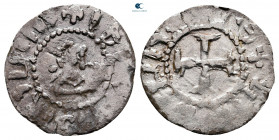 Levon V AD 1374-1375. Royal. Denaro BI