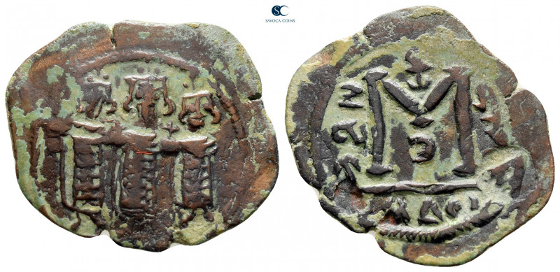 AH 15-23. From the Tareq Hani collection. Pseudo-Byzantine type, imitating the t...