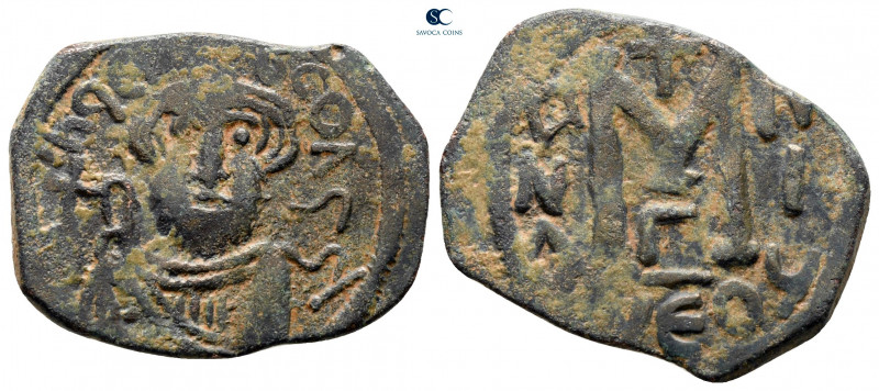 Time of Uthman ibn Affan AH 24-35. From the Tareq Hani collection. Pseudo-Byzant...