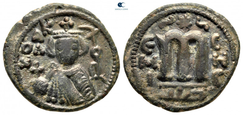 temp. Mu\'awiya I ibn Abi Sufyan AH 41-60. From the Tareq Hani collection. Hims ...