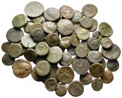 Lot of ca. 70 greek bronze coins / SOLD AS SEEN, NO RETURN!fine