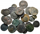Lot of ca. 30 roman provincial bronze coins / SOLD AS SEEN, NO RETURN!nearly very fine