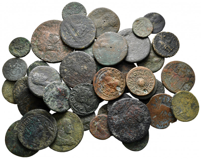 Lot of ca. 40 roman provincial bronze coins / SOLD AS SEEN, NO RETURN!

nearly...