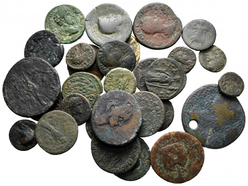 Lot of ca. 30 roman provincial bronze coins / SOLD AS SEEN, NO RETURN!

nearly...