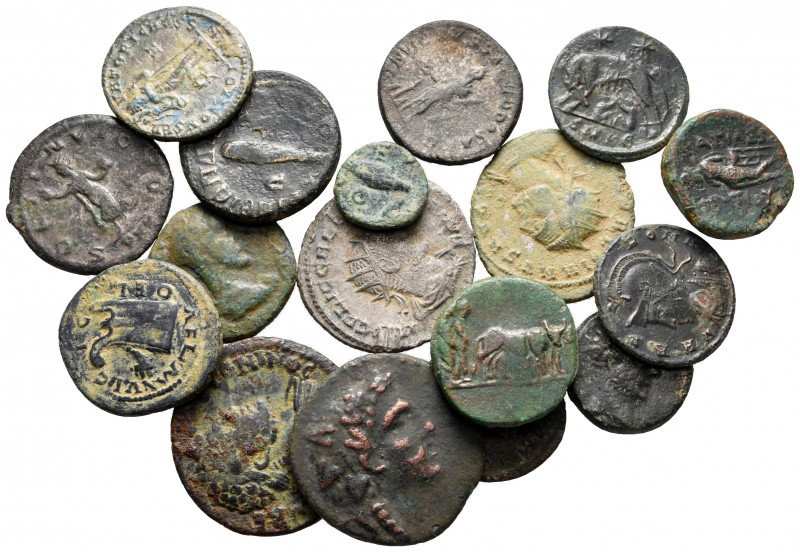 Lot of ca. 17 roman coins / SOLD AS SEEN, NO RETURN

very fine