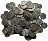 Lot of ca. 84 roman bronze coins / SOLD AS SEEN, NO RETURN!very fine