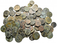 Lot of ca. 92 roman bronze coins / SOLD AS SEEN, NO RETURN!very fine