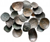 Lot of ca. 22 byzantine scyphate coins / SOLD AS SEEN, NO RETURN!very fine