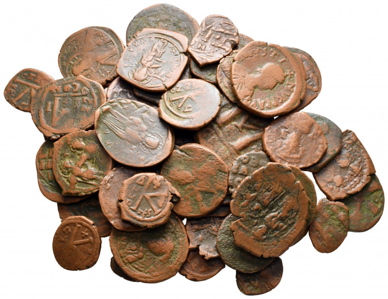 Lot of ca. 50 byzantine bronze coins / SOLD AS SEEN, NO RETURN! 

very fine