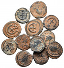 Lot of ca. 12 byzantine bronze coins / SOLD AS SEEN, NO RETURN!very fine