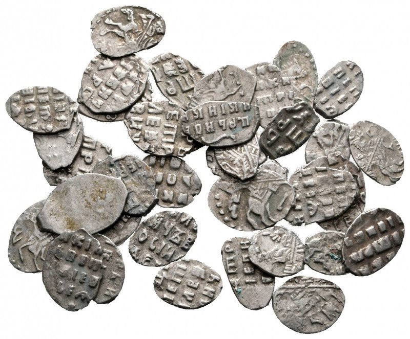 Lot of ca. 37 russian dengas / SOLD AS SEEN, NO RETURN! 

very fine