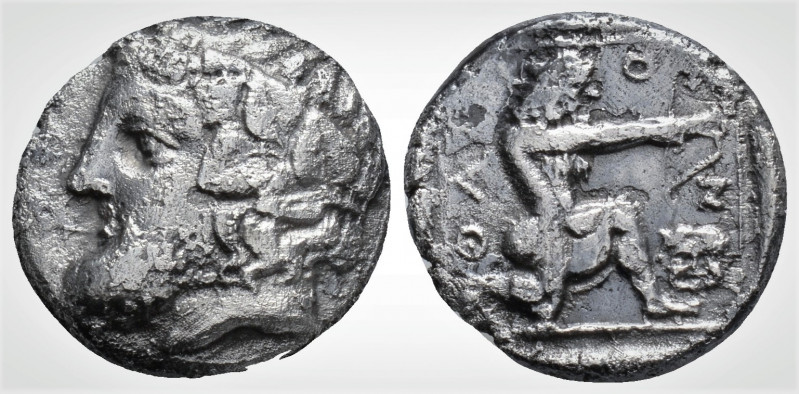 Greek
ISLANDS OFF THRACE. Thasos. (Circa 411-340 BC ). 
AR drachm (15.1 mm, 3,3 ...