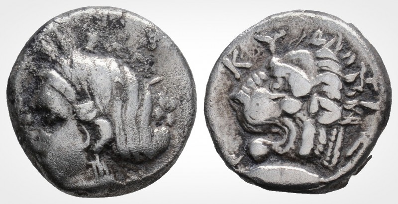 Greek
Mysia. Kyzikos. (Circa 390-341 BC).
AR Drachm. (13.9 mm, 3.18 g.)
ΣΩTEI...