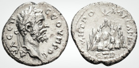 Roman Provincial
CAPPADOCIA. Caesarea. Septimius Severus (193-211). 
Drachm (18.7mm 2.8 g). Dated RY 2.
Obv: AY Λ CEΠ CEOYHPOC.
Laureate head right.
R...