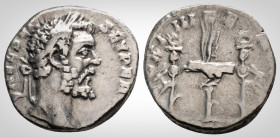 Roman İmperial
Septimius Severus. (193-211 AD .)
AR Denarius (17 mm, 3.2 g). Legionary issue. Rome mint. Struck AD 193.
Obv: Laureate head right  R...