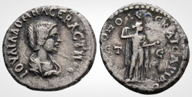 Roman Provincial
CAPPADOCIA. Caesarea. Julia Domna (Augusta, 193-217 AD). 
Drachm (Silver, 18 mm, 3.1 g),
Obv: IOVΛIA ΔOMNA CЄBACTH
Draped bust right....