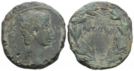 Roman Provincial
Uncertain mint, Asia Minor. Augustus (27 BC - AD 14) 
AE Bronze(26.2 mm 9.5 g) 
Obv: CAESAR, bare head right.
Rev: AVGVSTVS within la...