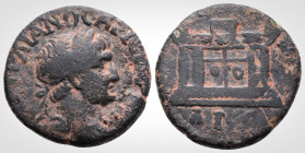 Roman Provincial
Bithynia. Koinon of Bithynia. Trajan (98-117.AD) 
AE Bronze (19.9 mm 5.0 g).
Obv: [ΑΥΤ ΝΕΡ ΤΡ]ΑΙΑΝΟϹ [ΚΑΙϹΑΡ ϹΕΒΑ ΓΕΡΜ] , laureate he...