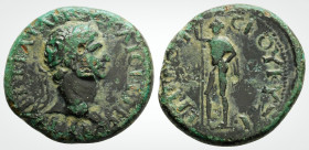 Roman Provincial
Mysia. Kyzikos. Trajan (98-117 AD) Cn. Pedanius Fuscus Salinator, proconsul 
AE Bronze (19.6 m, 4,95 g).
Obv: ΑΥΤ ΝΕΡ ΤΡΑΙΑΝΟϹ ΚΑΙ ϹΕ...