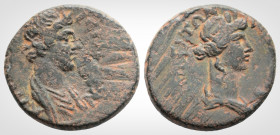 Roman Provincial
Lydia. Hermocapelia. Pseudo-autonomous issue circa (100-150AD). 
AE Bronze (16.3 mm 2.4 g).
Obv: ΕΡΜΟΚΑΠΗΛΙΤΩΝ, turreted and draped b...